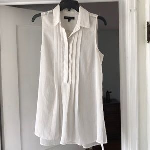 Banana Republic sheer tunic top